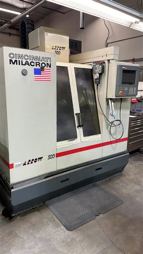 cincinnati milacron arrow 500 cnc milling machine|milacron arrow 500 reviews.